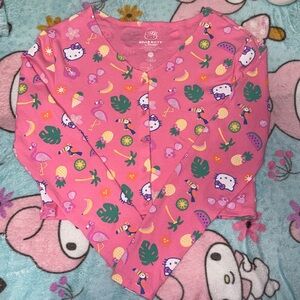 Hello kitty and friends tropical themed sweater never worn.